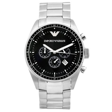 zilveren armani horloge heren.